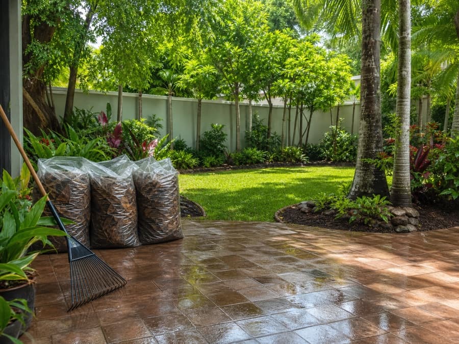 Limpieza de patios
